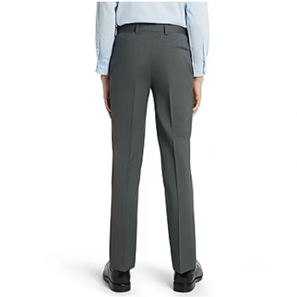 Michael Strahan Boys 14 Grey Suit Jacket Pants Formal Gray Wedding Event Church - Picture 11 of 16